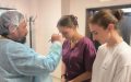 Священник посетил отделение неврологии в первой городской больнице