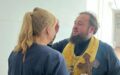 Проповедь и добрые пожелания от священника в Первой горбольнице